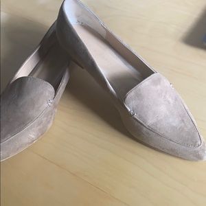 Kelly and Katie Tan Suede Flats